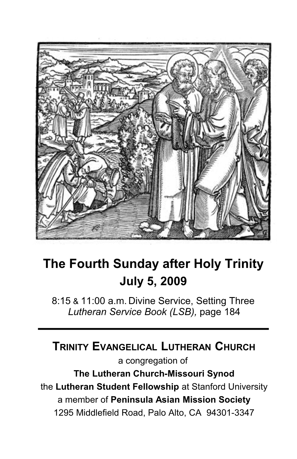 The Fourth Sunday After Holy Trinity