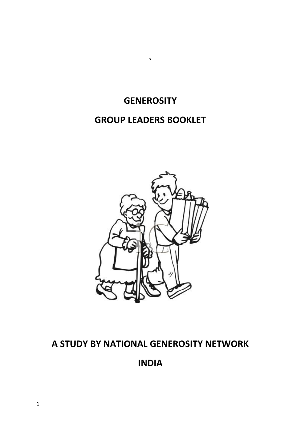 A Study by National Generosity Network