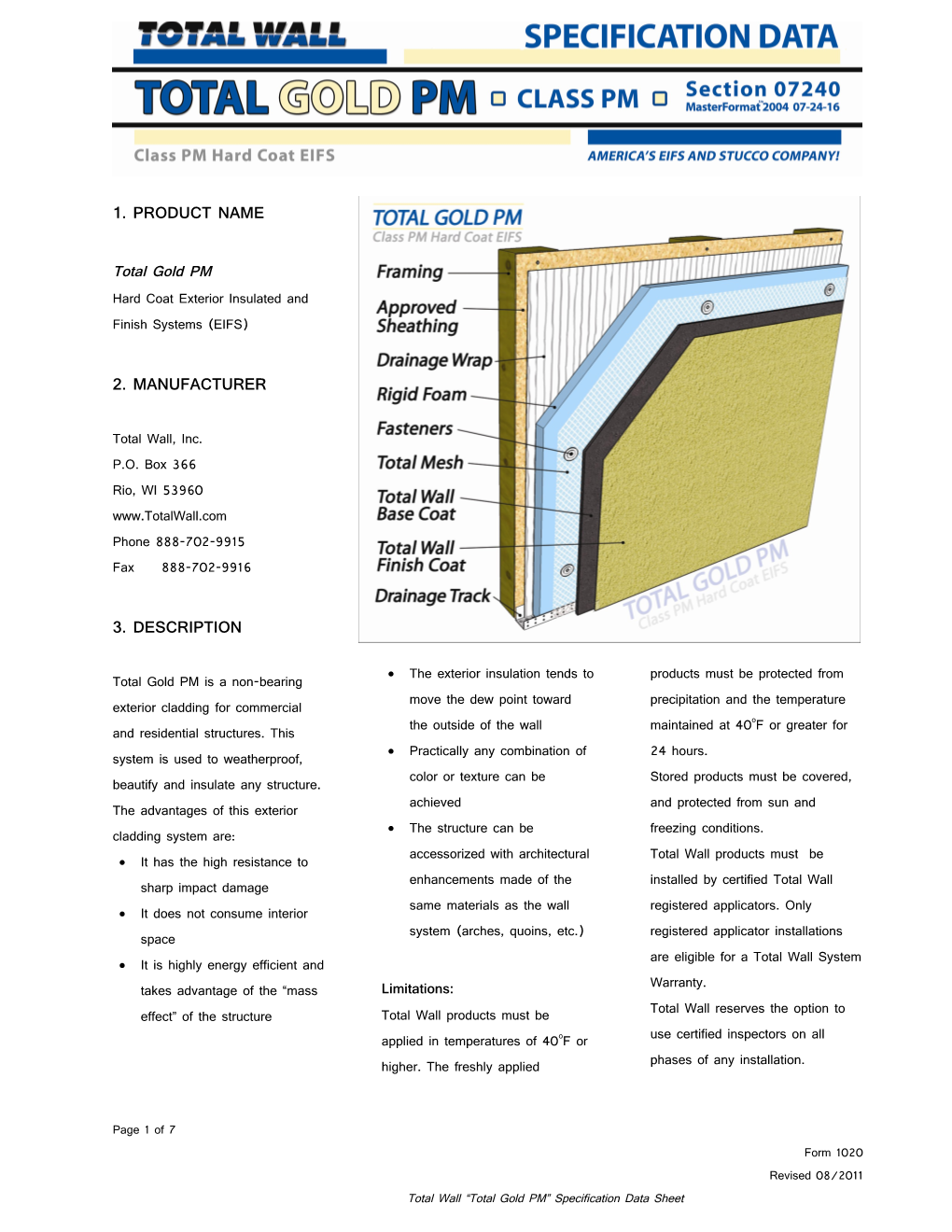 Hard Coat Exterior Insulated and Finish Systems (EIFS)