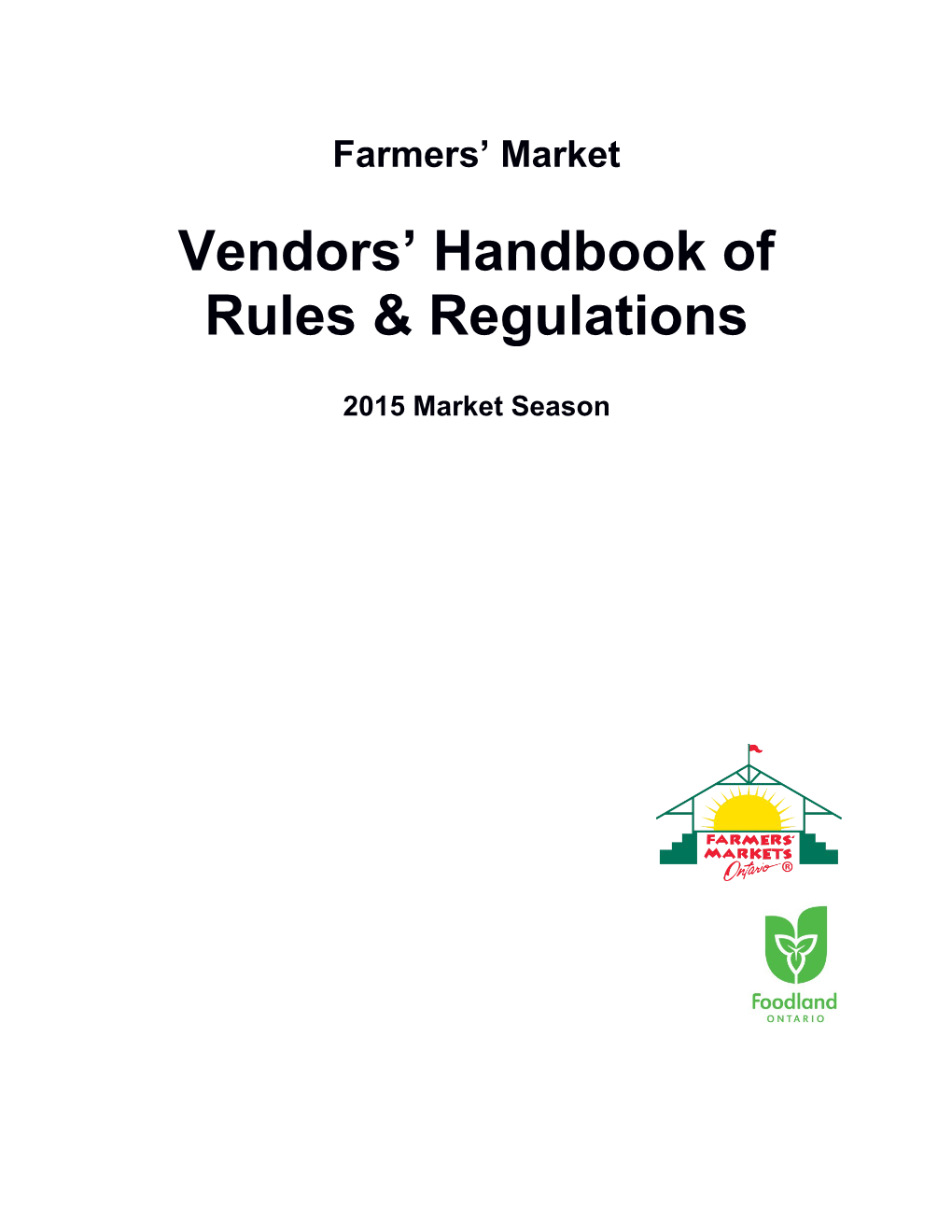Vendors Handbook Of