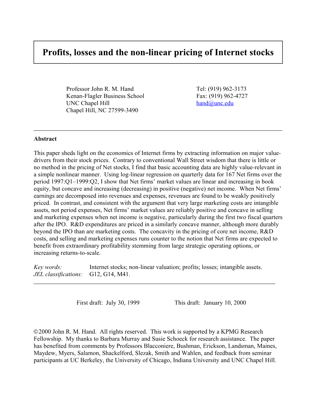 Economic Determinants of Accounting Choices