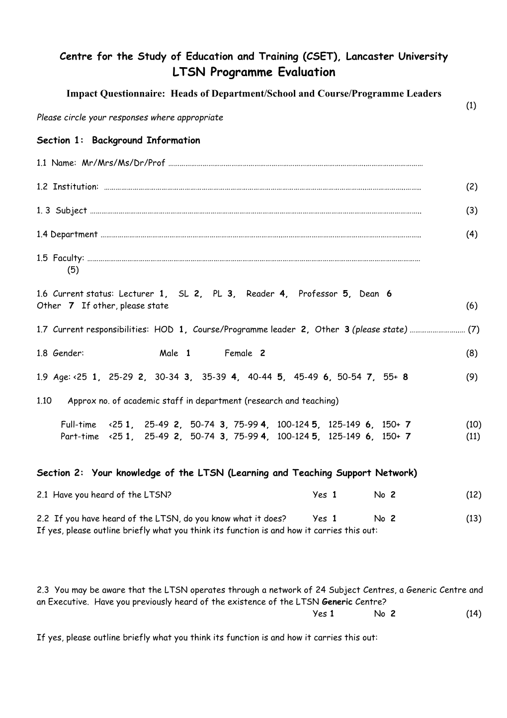 Evaluation of Bradford & Bingley S Cranfield and Henley Management/Executive Development