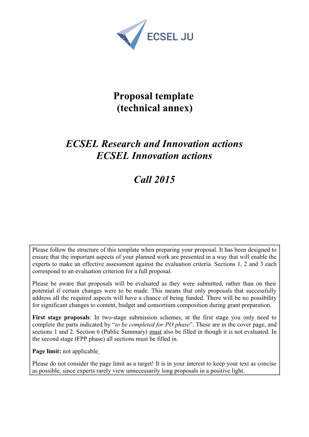 ECSEL Research and Innovation Actions