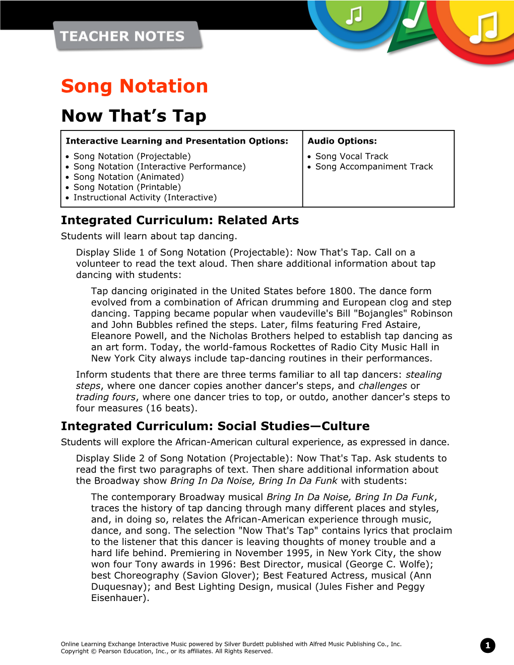 Song Notation