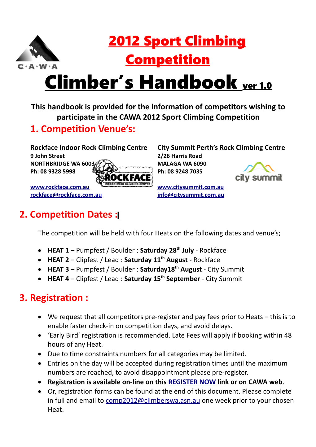 2012 Sport Climbing Competition