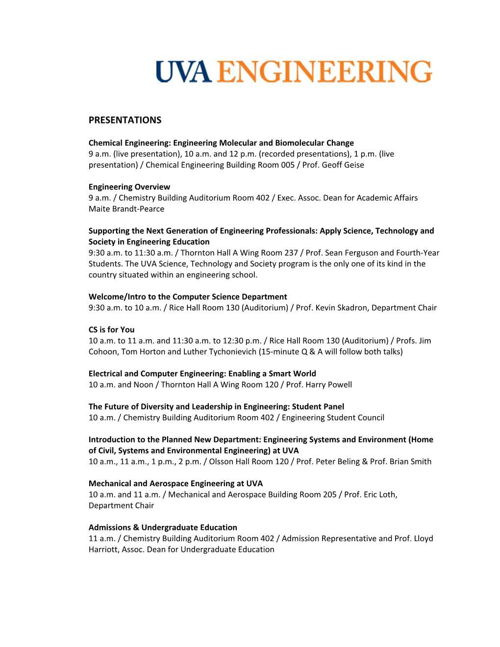 Chemical Engineering: Engineering Molecular and Biomolecular Change