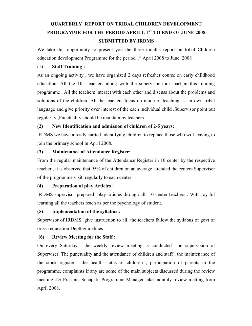 (2)New Identification and Admission of Children of 2-5 Years