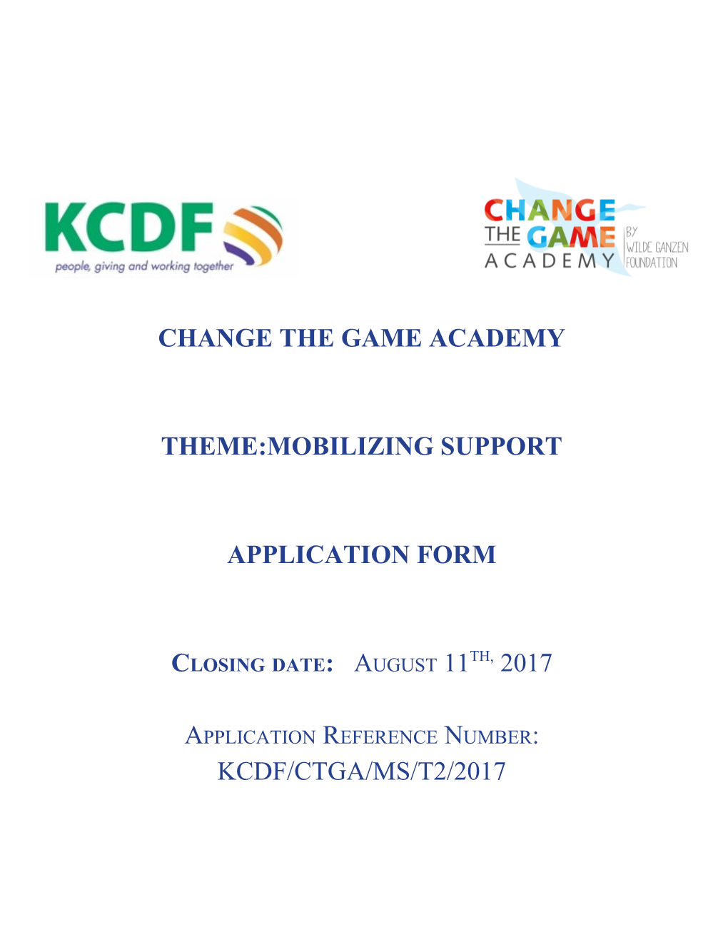 Change the Game Academy