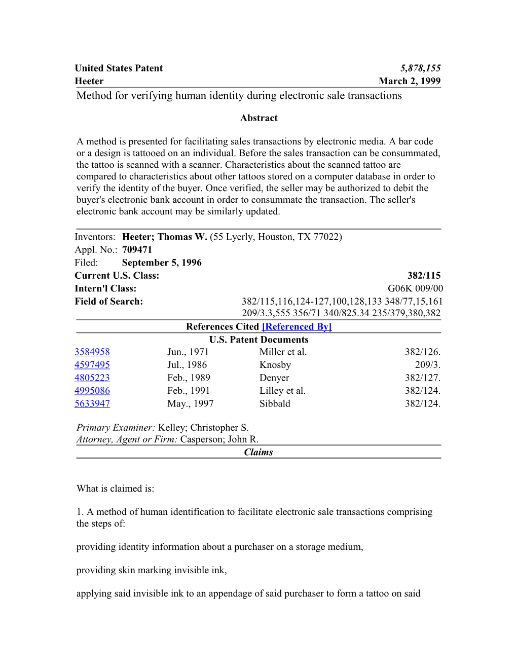 United States Patent