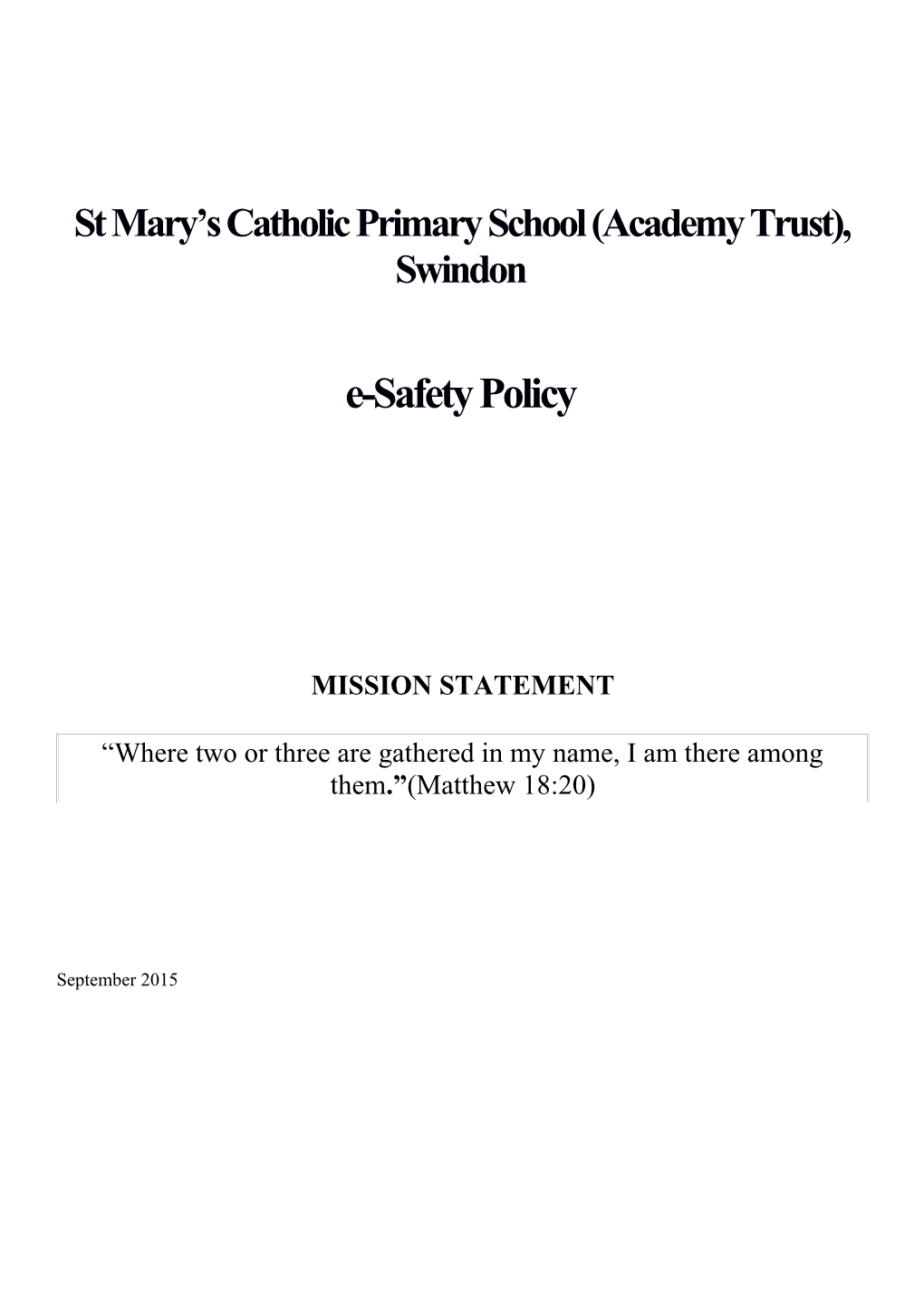 Cheshire East Schools Esafety Policy