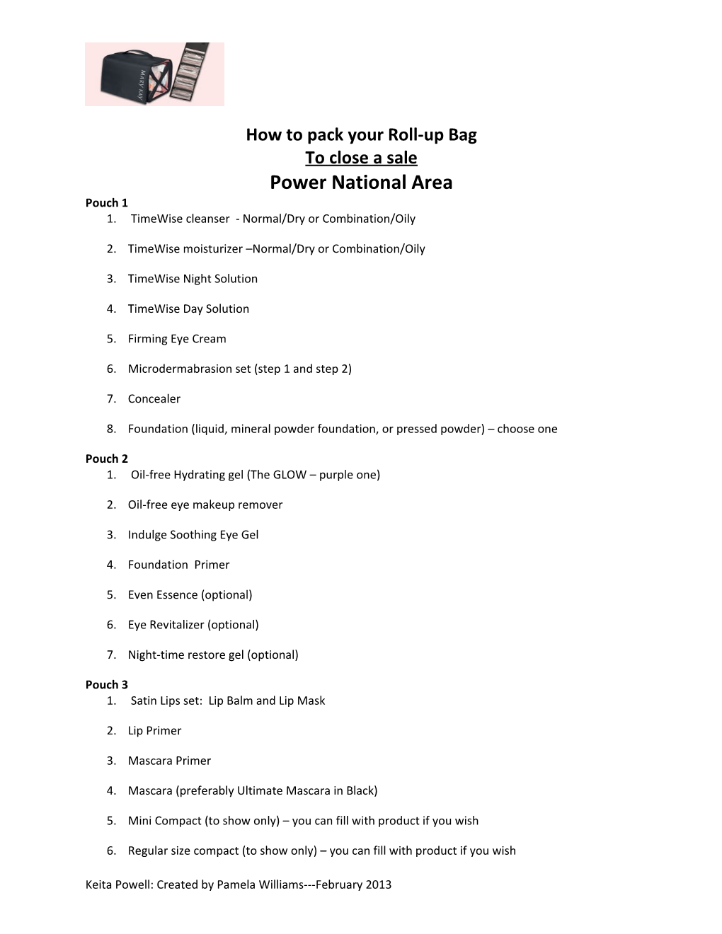 How to Pack Your Roll-Up Bag