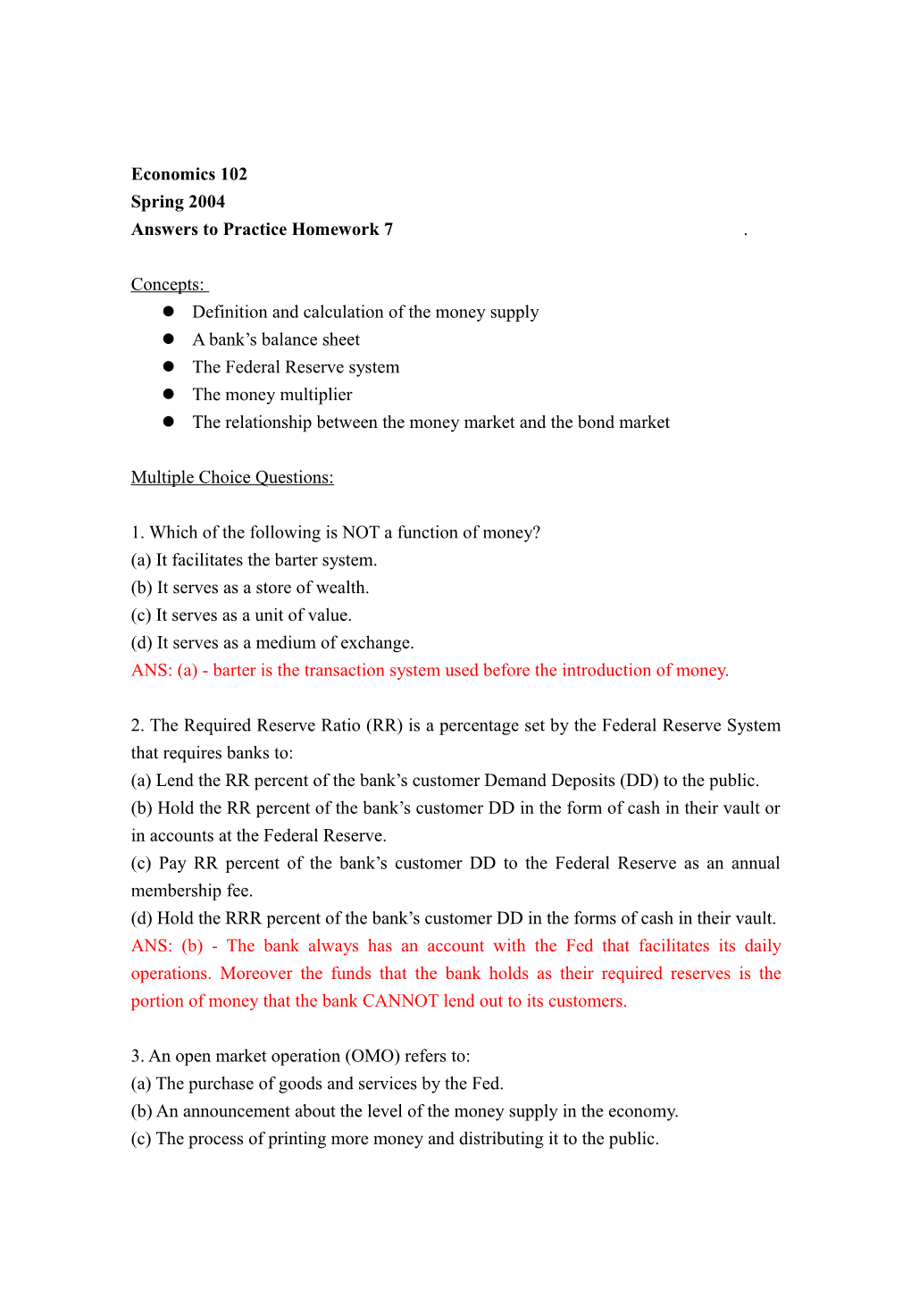 Definition and Calculation of the Money Supply