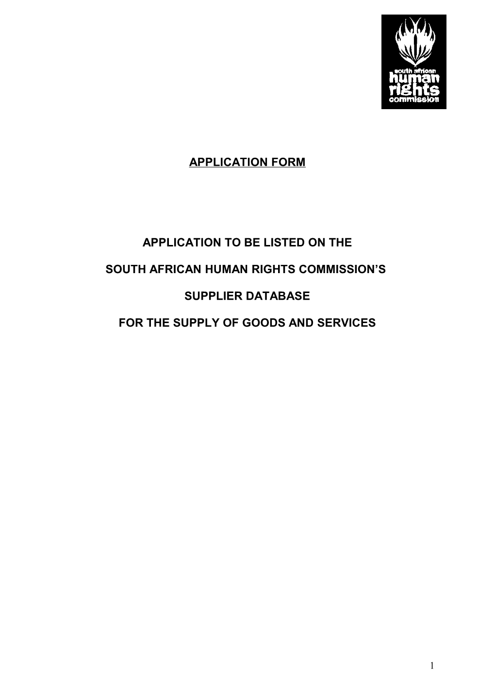 South African Human Rights Commission S
