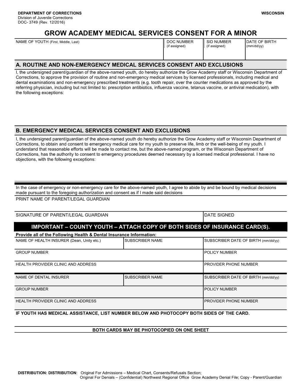 DOC-3749 GROW Academy Medical Services Consent for a Minor