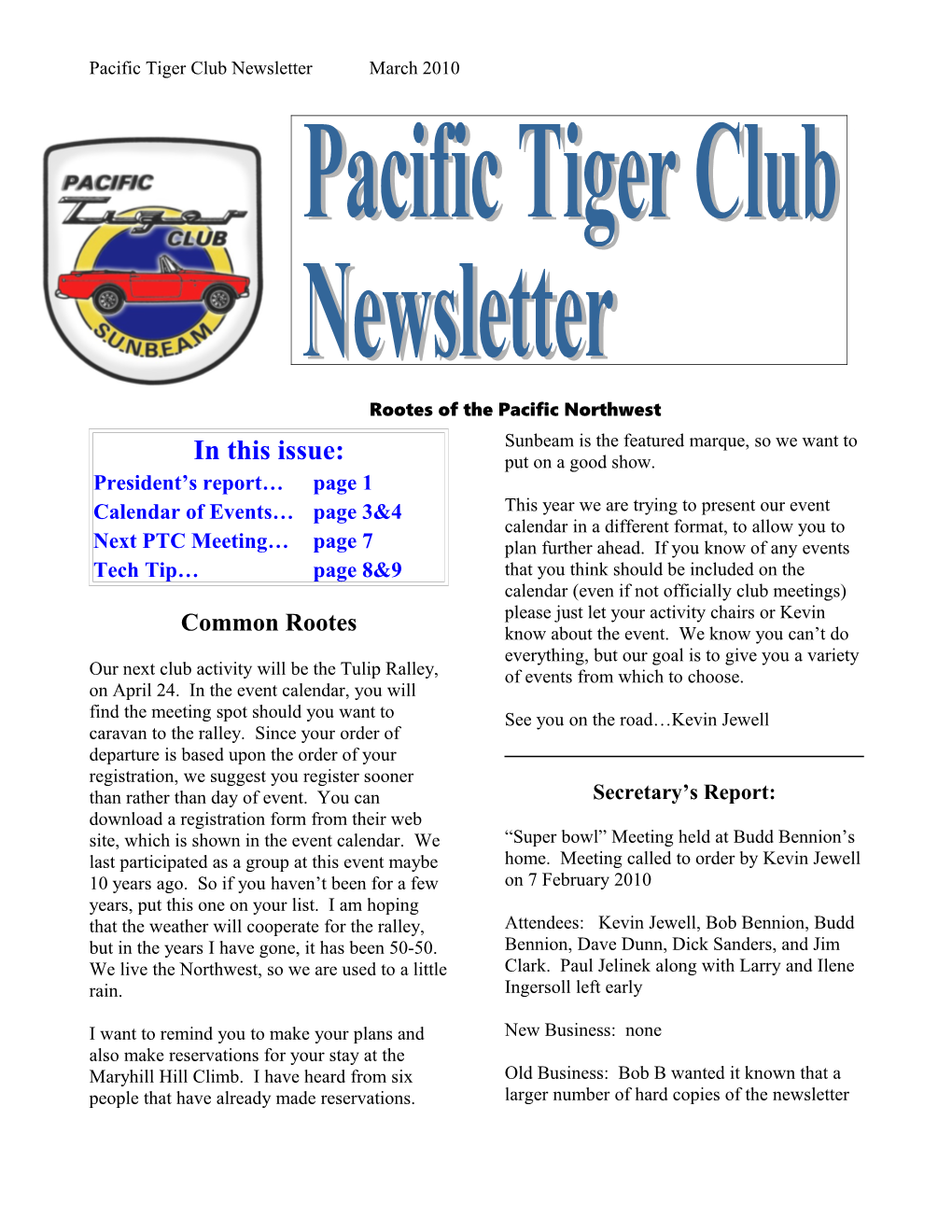 Pacific Tiger Club