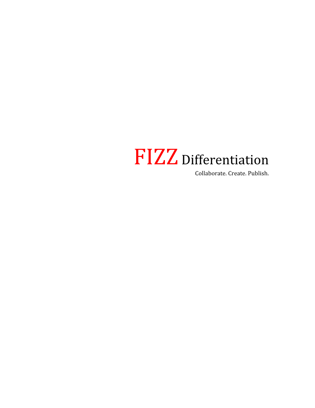 FIZZ Differentiation