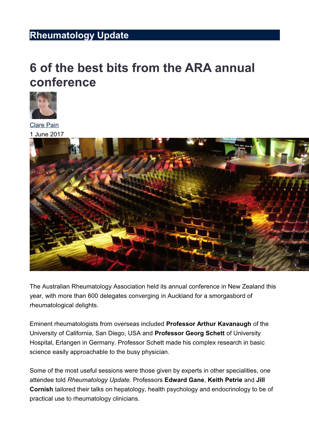 6 of the Best Bits from the ARA Annual Conference