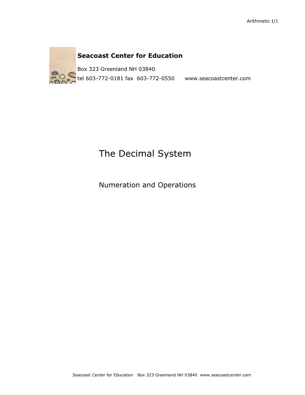 The Decimal System