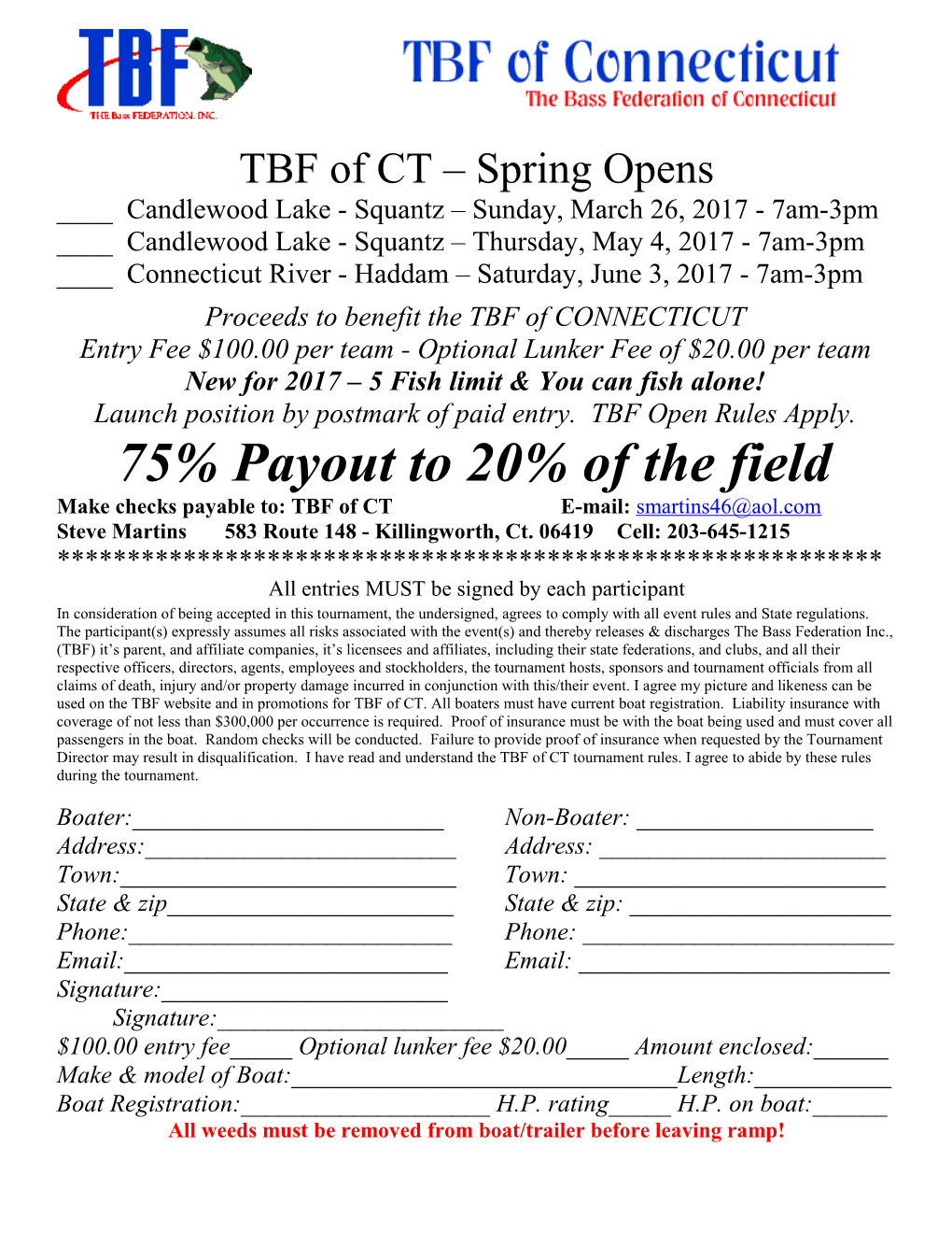 TBF of CT Springopens