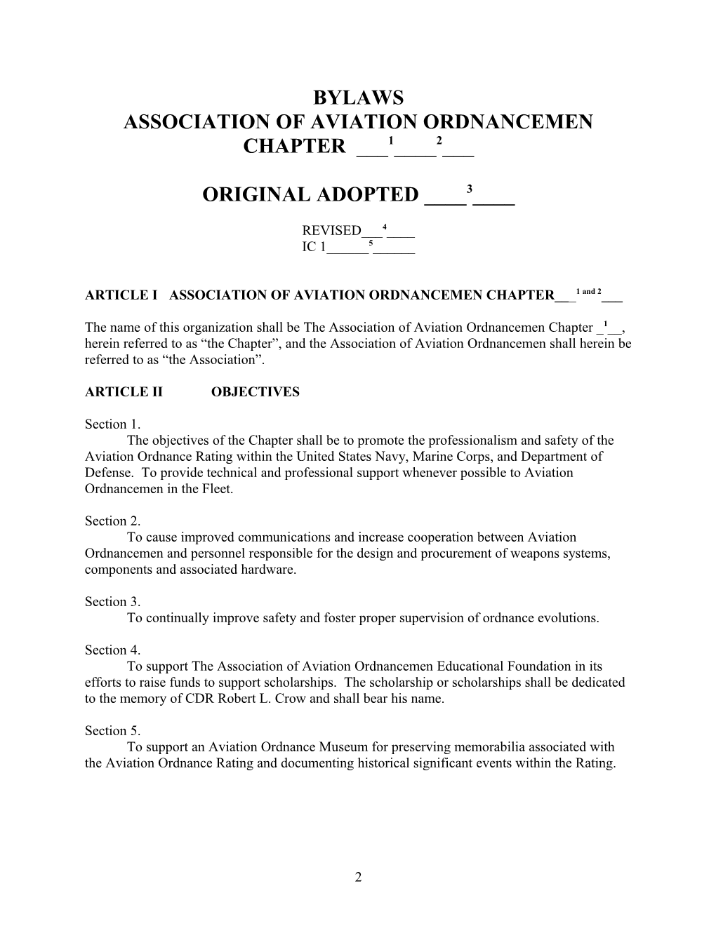 The Association of Aviation Ordnancemen