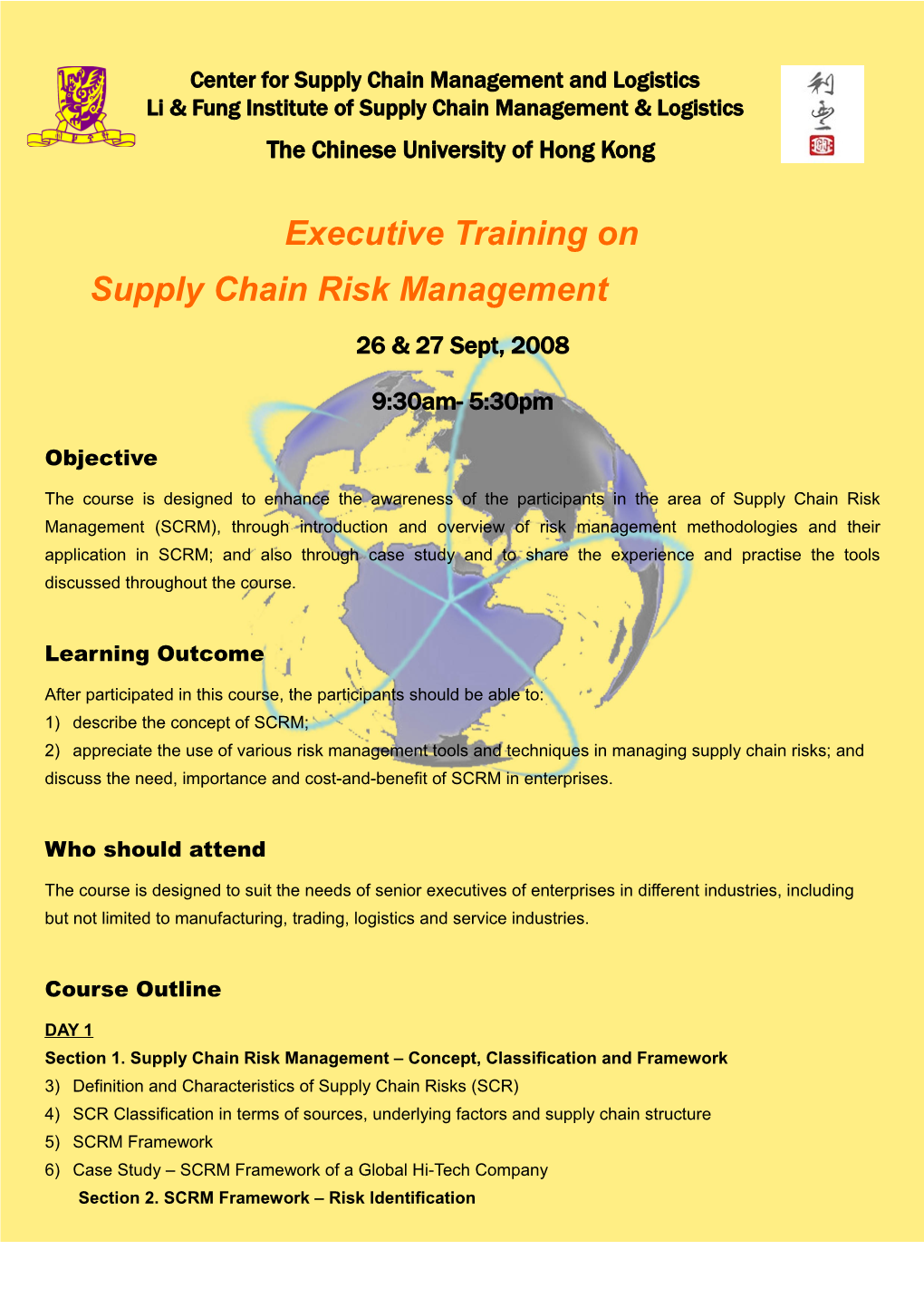Li & Fung Institute of Supply Chain Management & Logistics