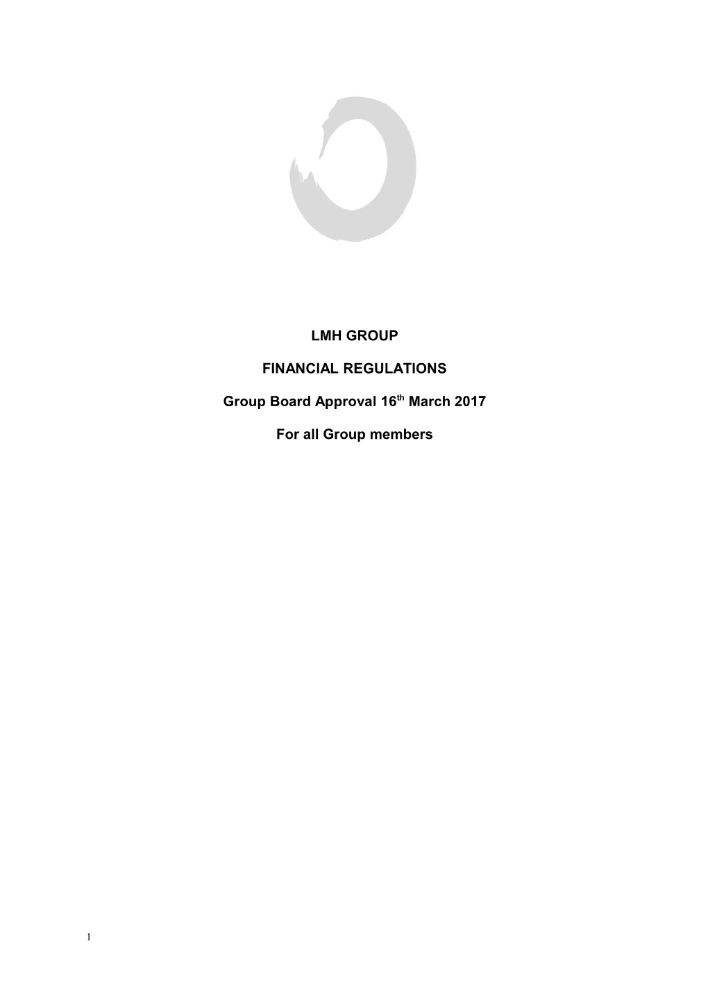 DOC: Financial Regulations LMH 13 July 2015