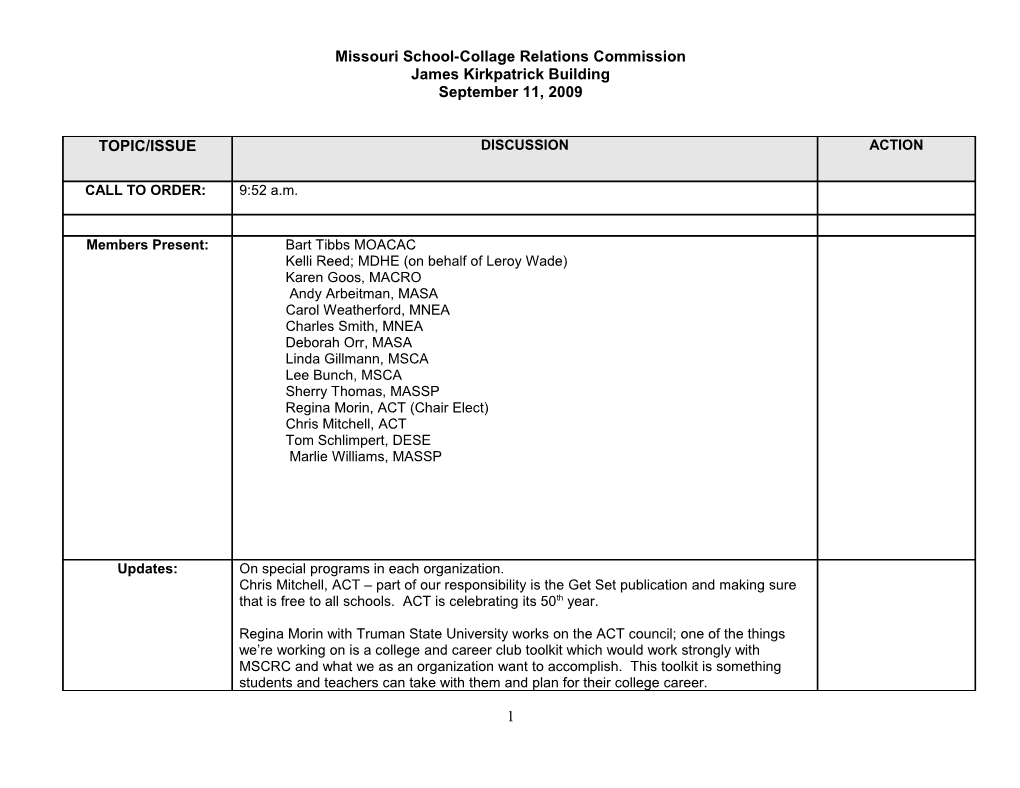 Missouri Department of Mental Health (Dmh)