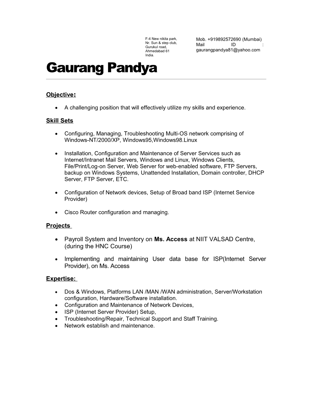 Gaurang Pandya