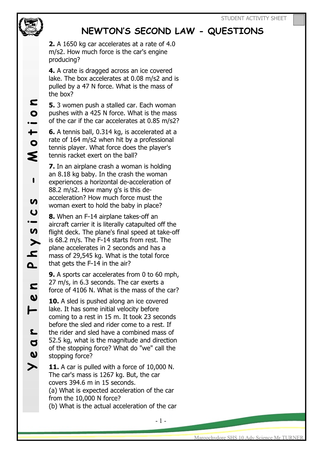 Class Notes on Early Metallurgy