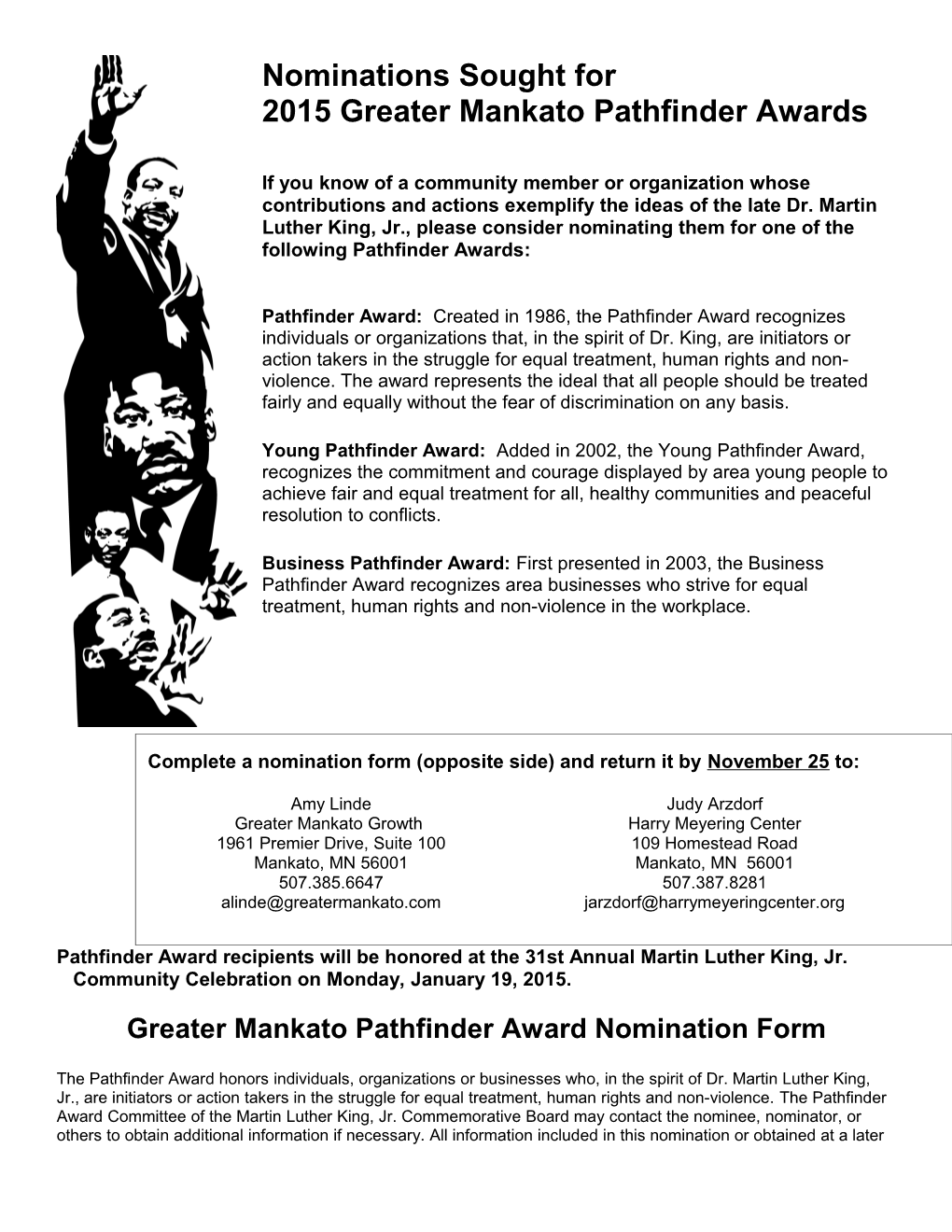 Nominations Sought For