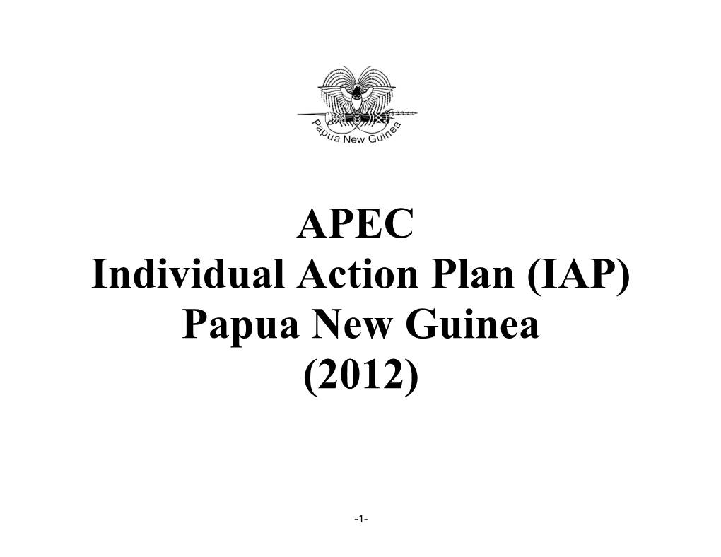 Individual Action Plan (IAP)