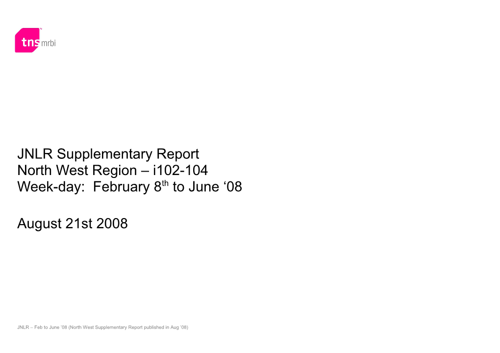 JNLR/TNS Mrbi 2008/2 Data 2007/8