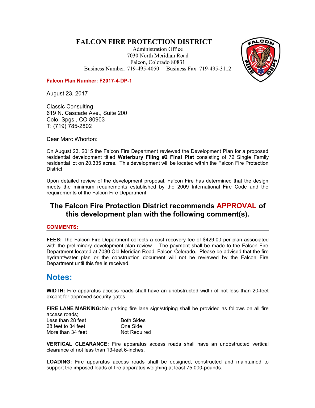 Falcon Fire Protection District