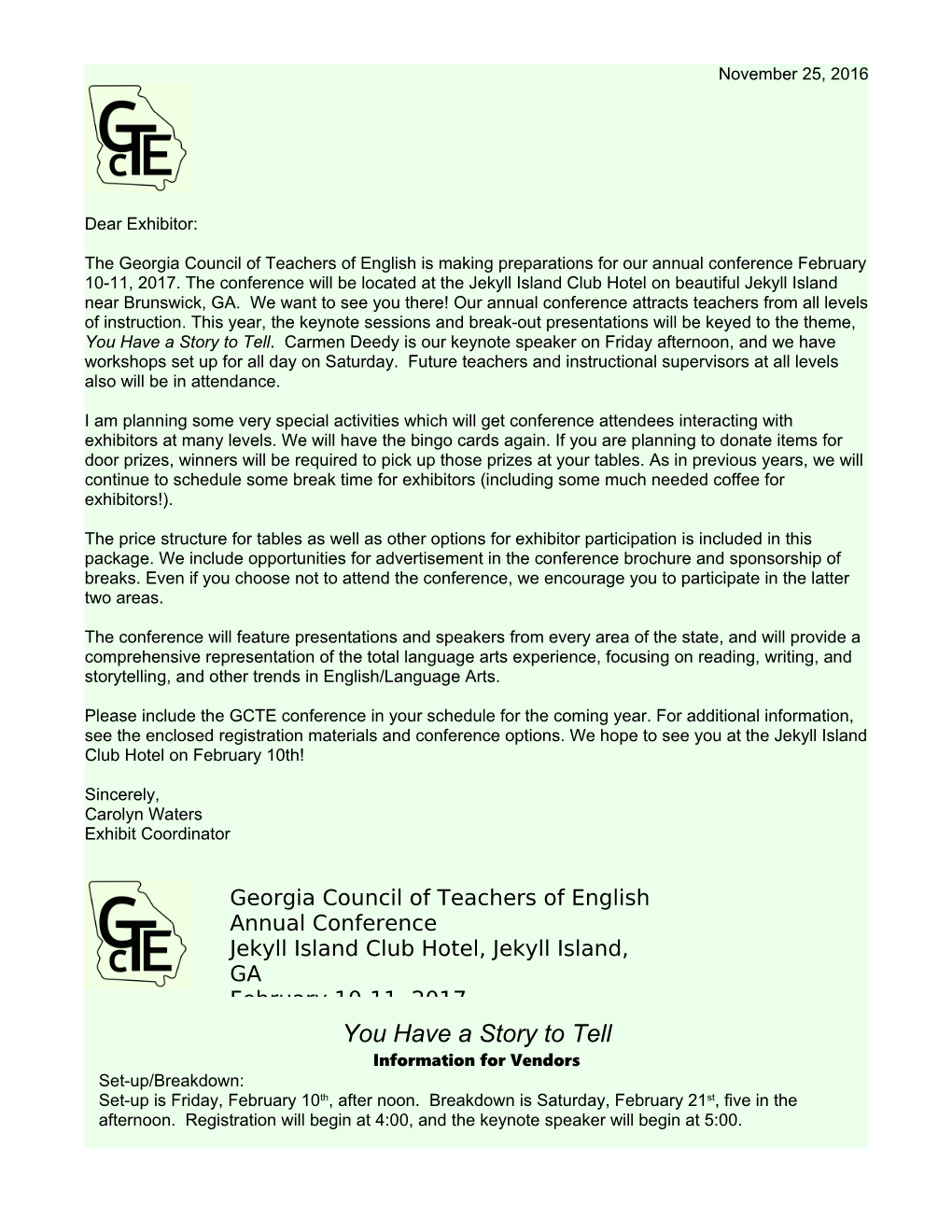 Georgia Council of Teachers of English