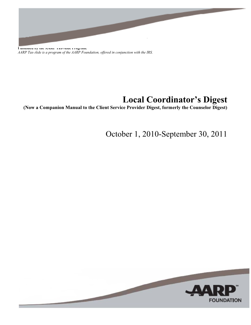 Local Coordinator S Digest