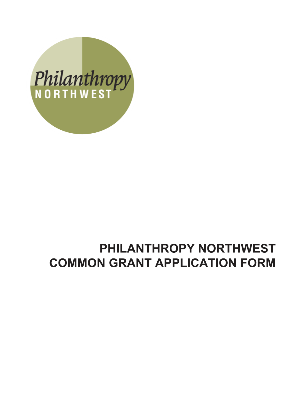 Common Grant Application 04-05