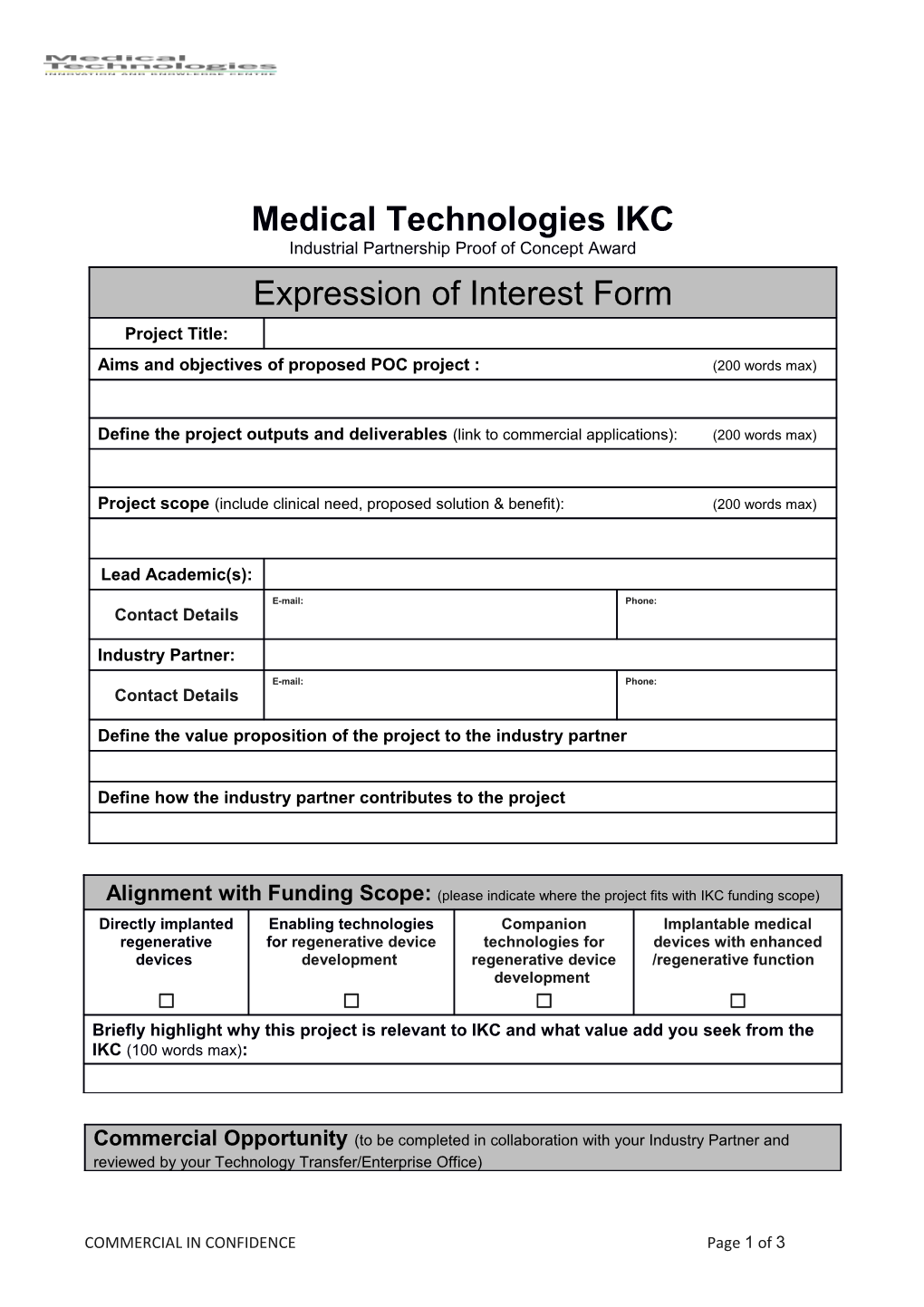 Medical Technologies IKC