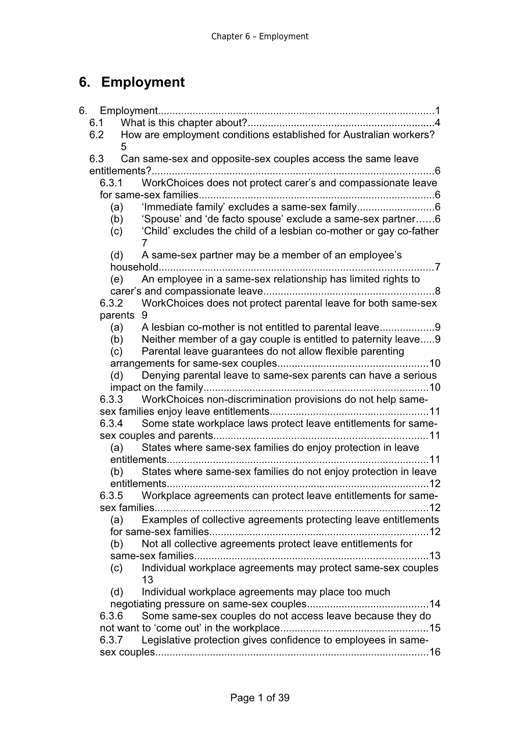 6.2How Are Employment Conditions Established for Australian Workers?