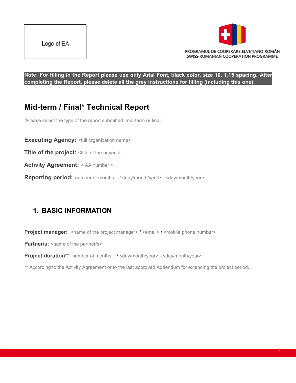 Mid-Term / Final*Technical Report