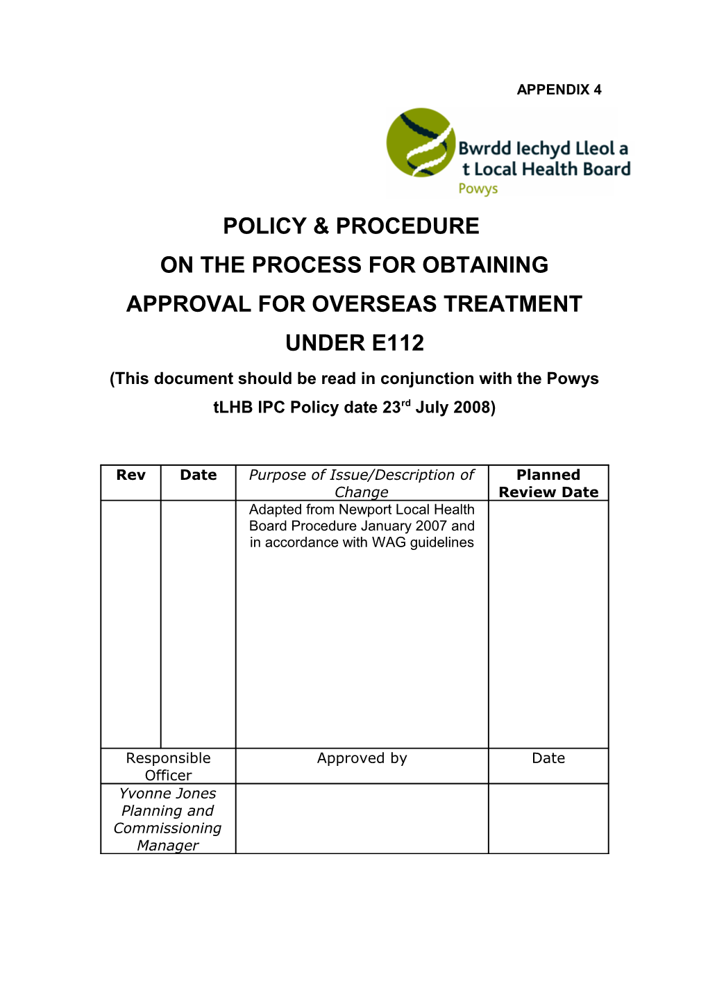 On the Process for Obtaining Approval for Overseas Treatment Under E112