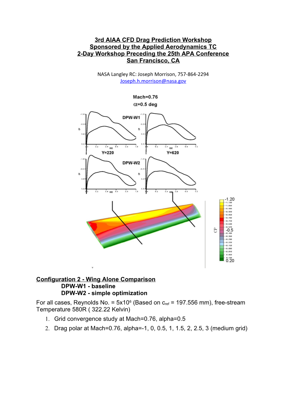 3Rd AIAA CFD Drag Prediction Workshop