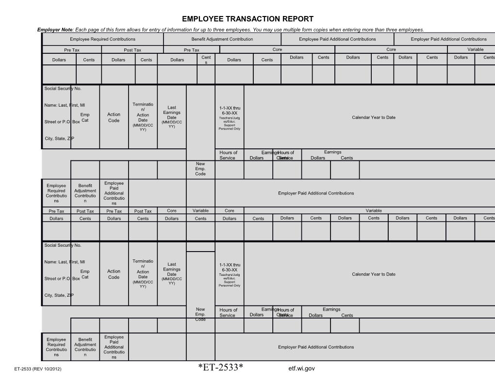 ET-2533 (REV 10/2012) *ET-2533* Etf.Wi.Gov