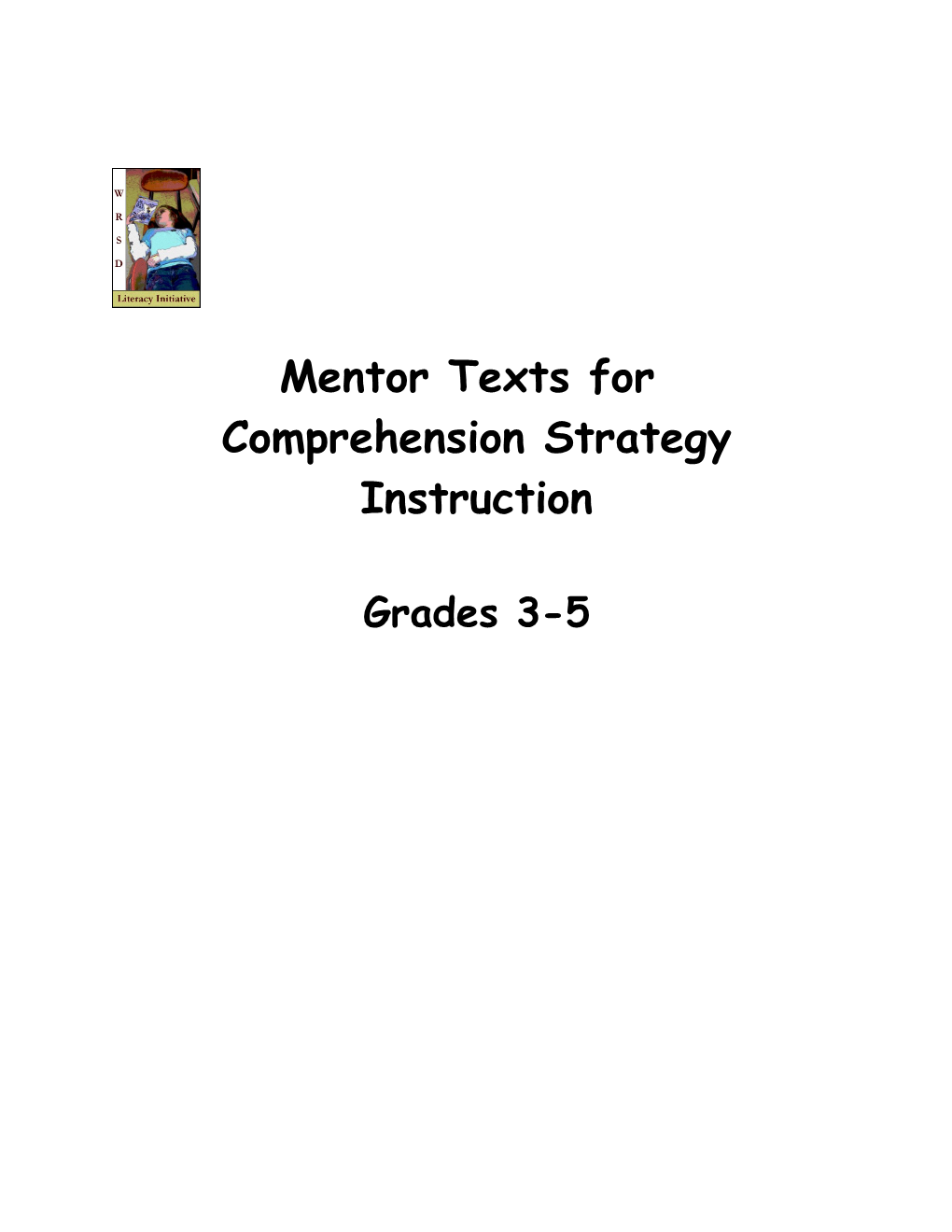 Mentor Texts For