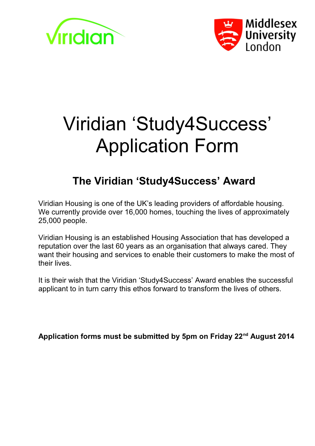 Viridian Housing Is One of the UK S Leading Providers of Affordable Housing