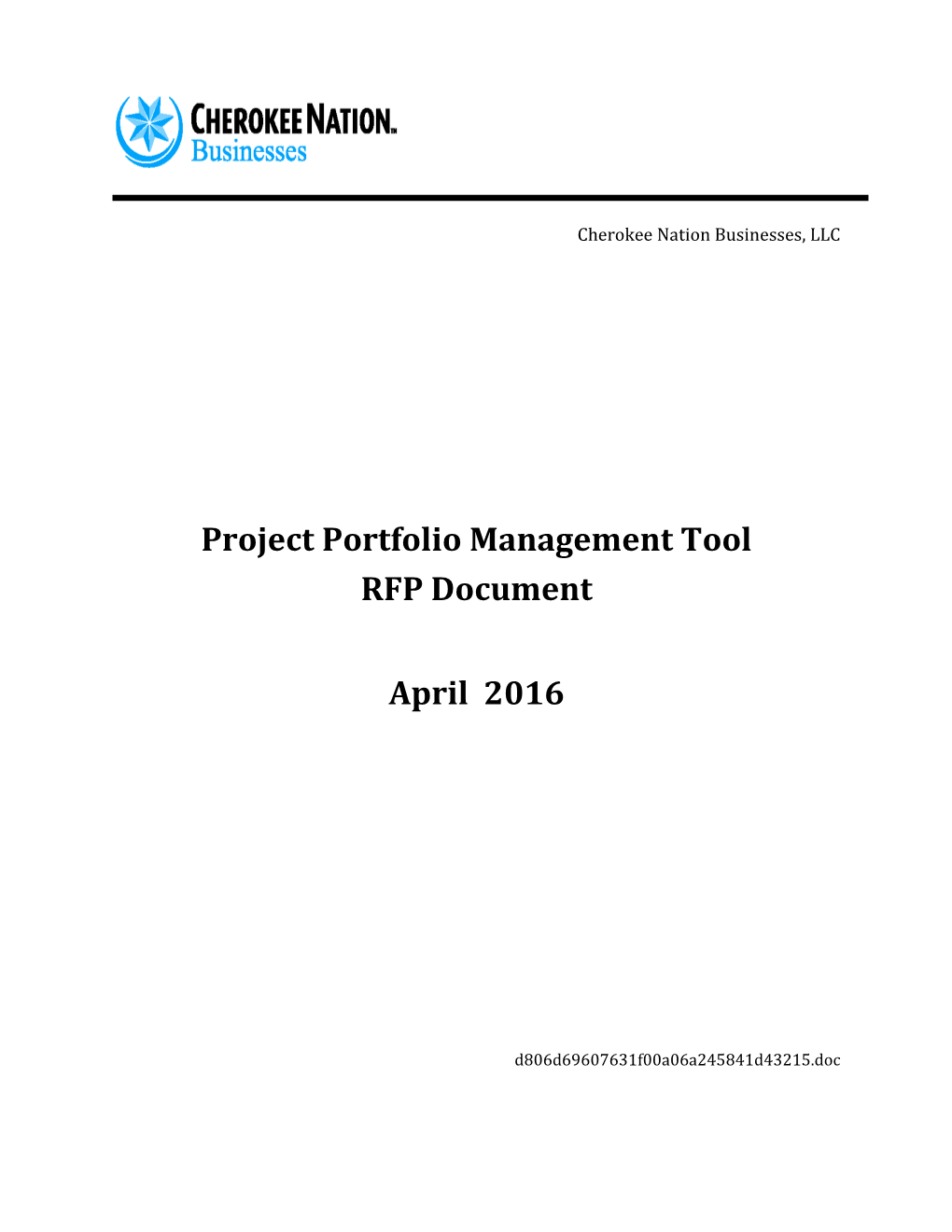 Project Portfolio Management Tool