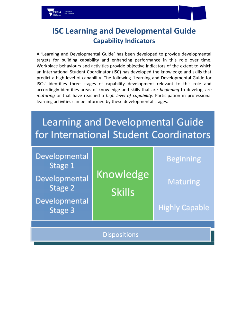 ISC Learning and Development Guide