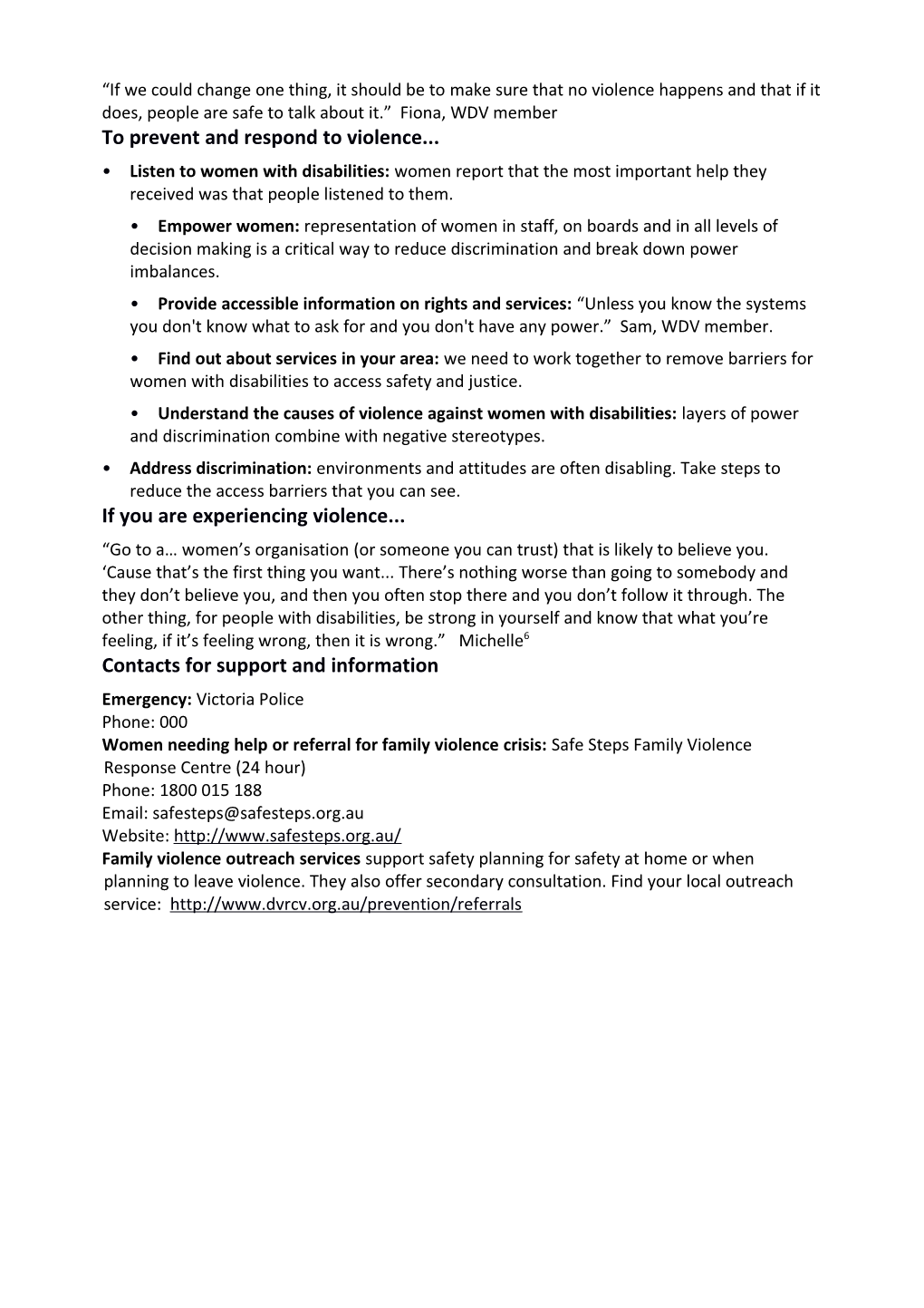 The Women with Disabilities Victoria Logo Is Shown Below Fact Sheet 3