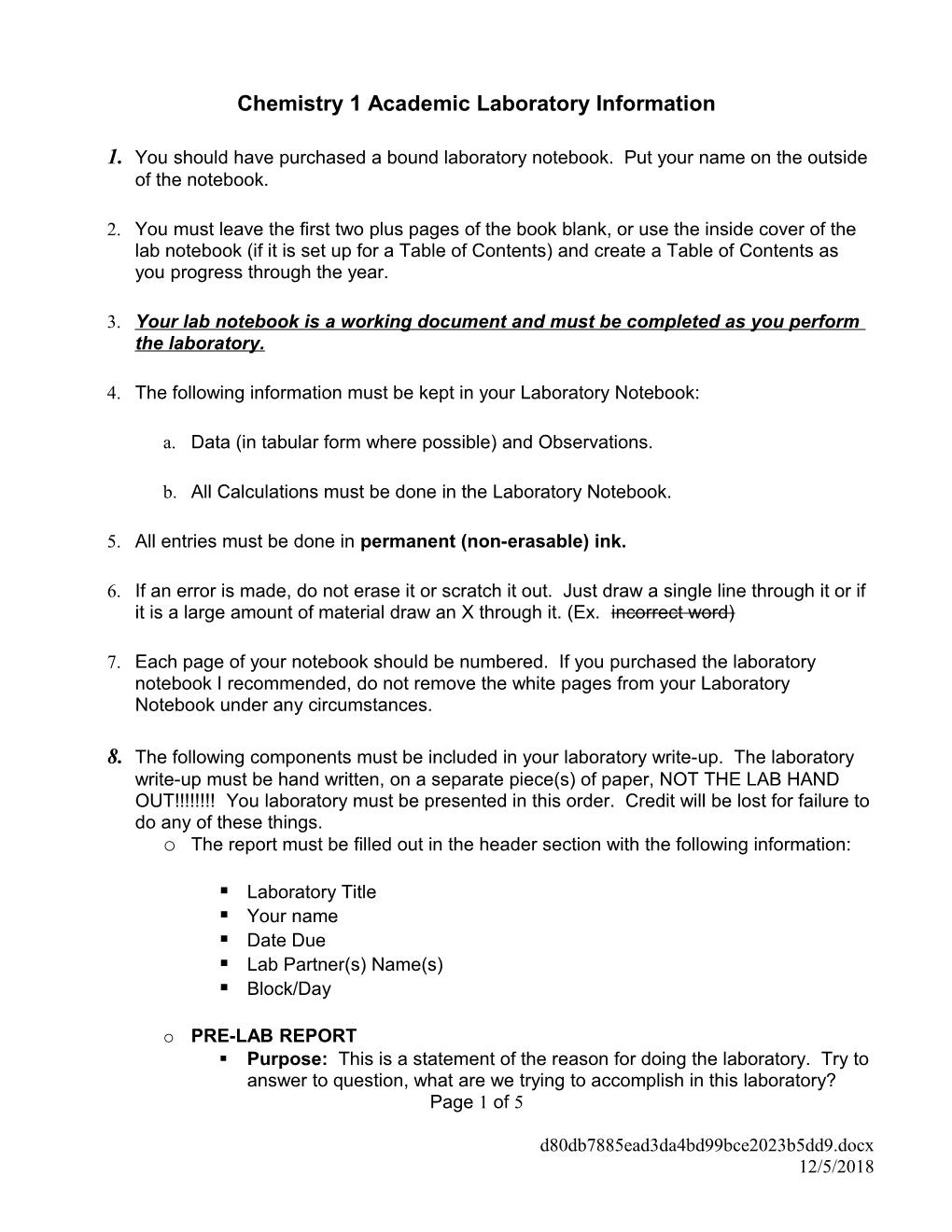 Standard Biology Laboratory Write-Up