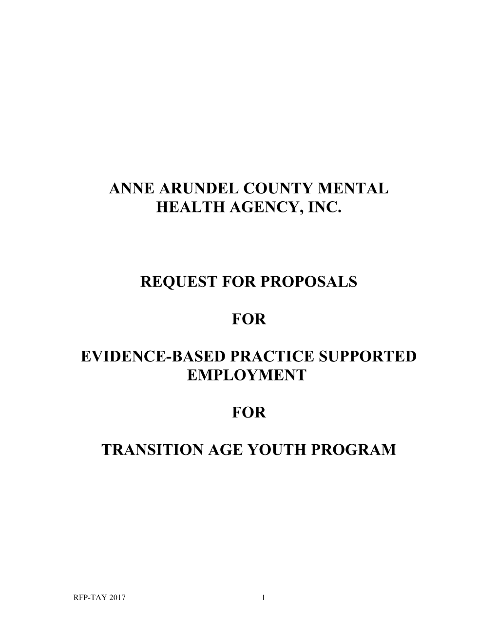 Psychotherapeutic Services of Southern Maryland Transitional Age Youth Program