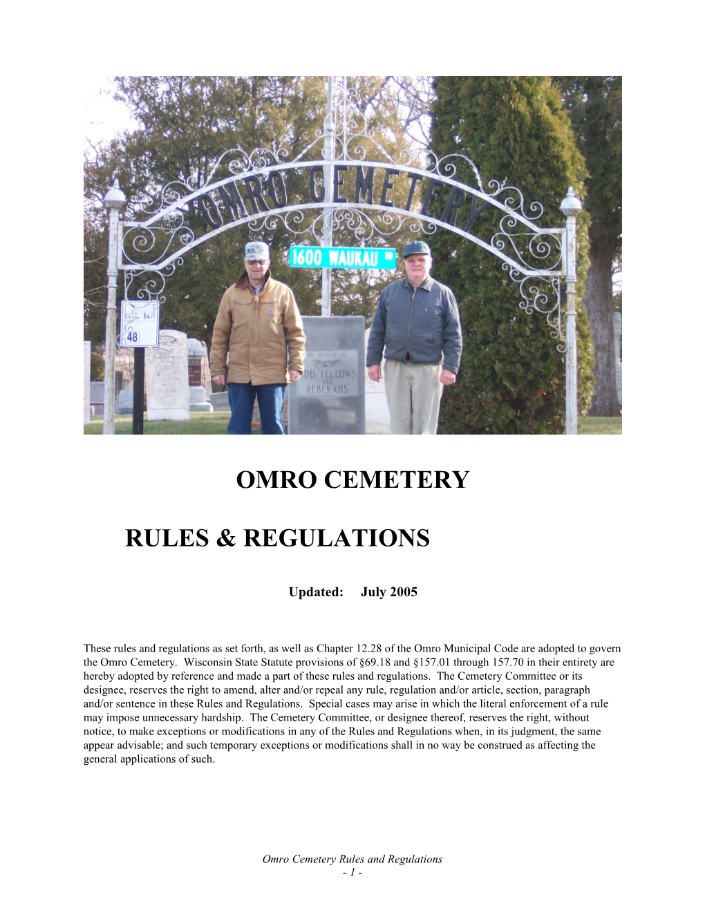 Omro Cemetery